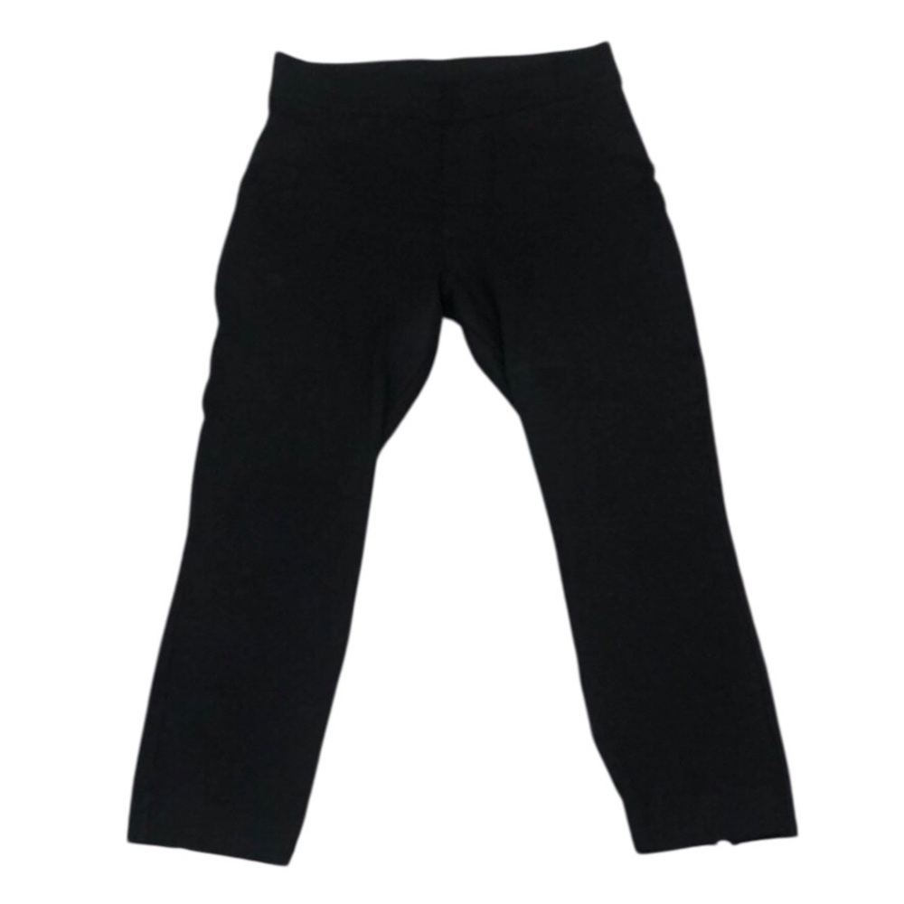 SPANX The Perfect Black Back Seam Pants Size Small Cropped High Waist